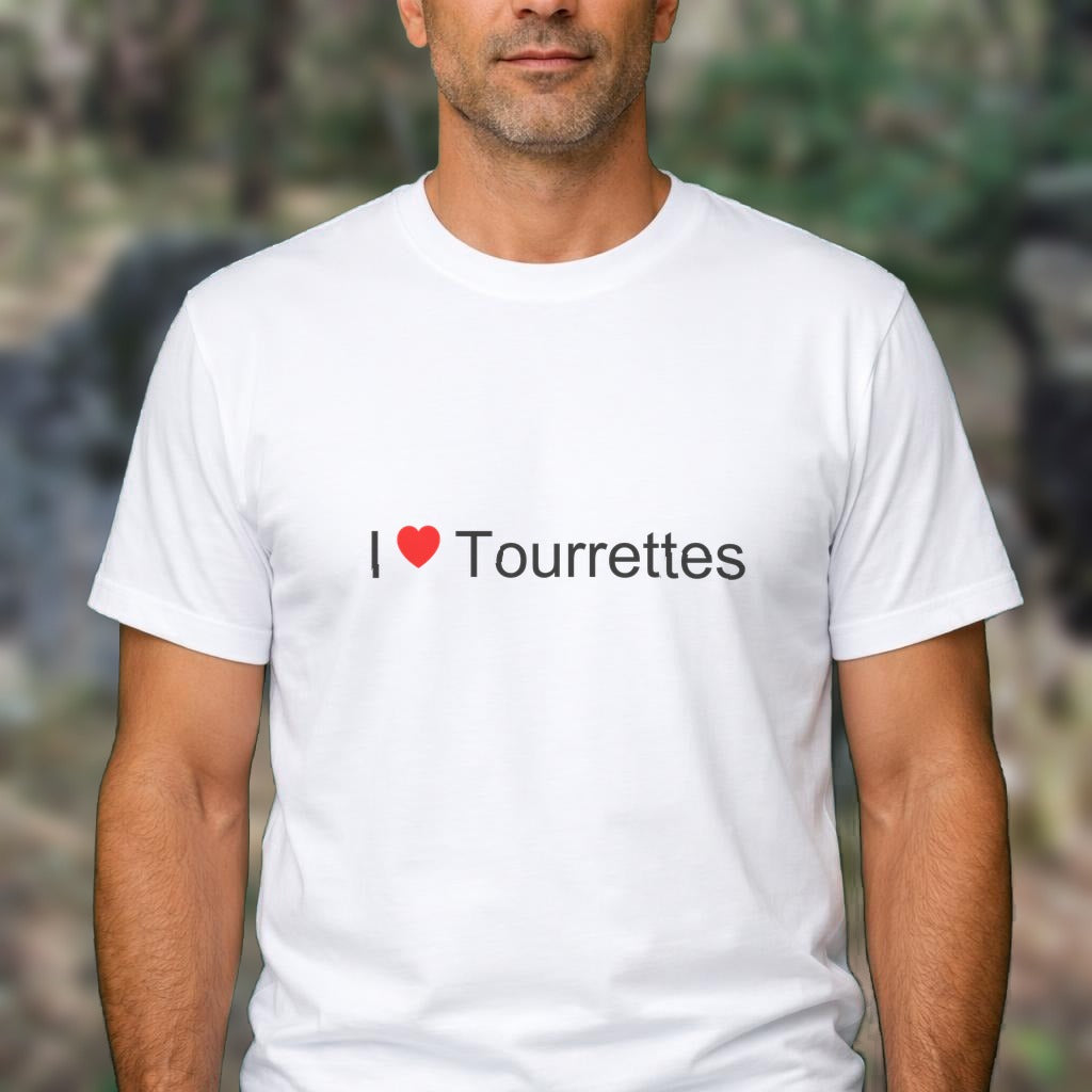 T-shirt I love tourrettes