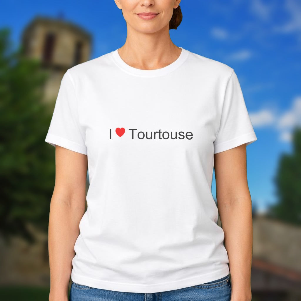 T-shirt I love tourtouse