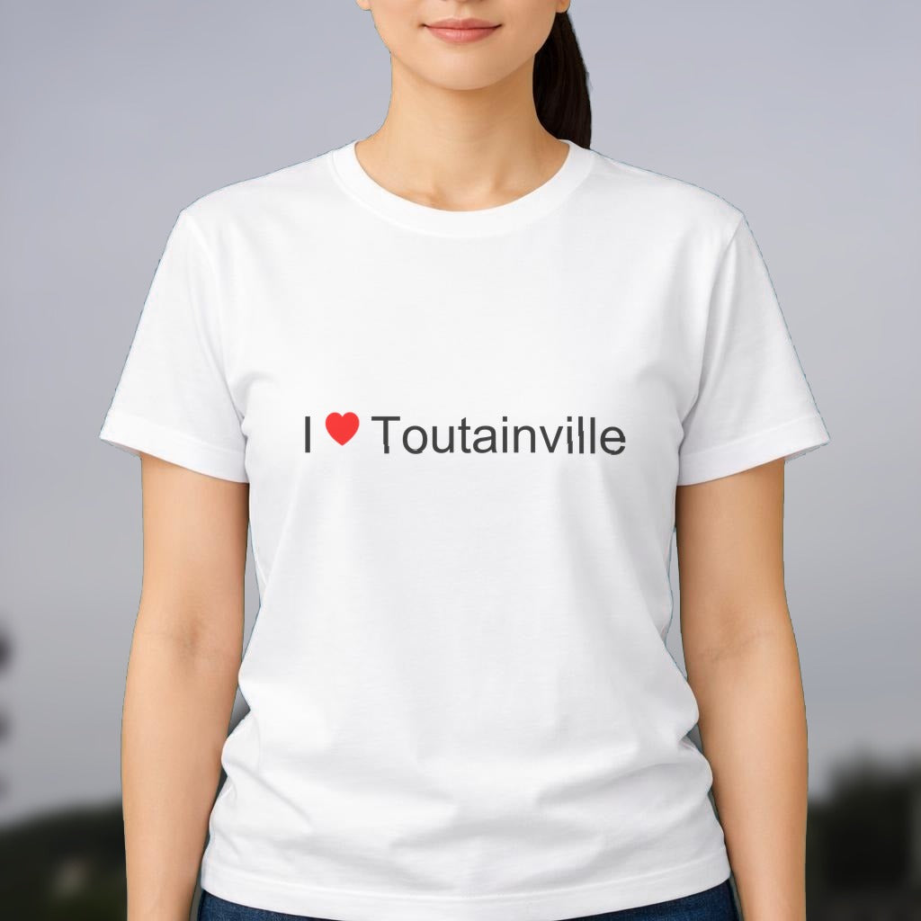 T-shirt I love toutainville