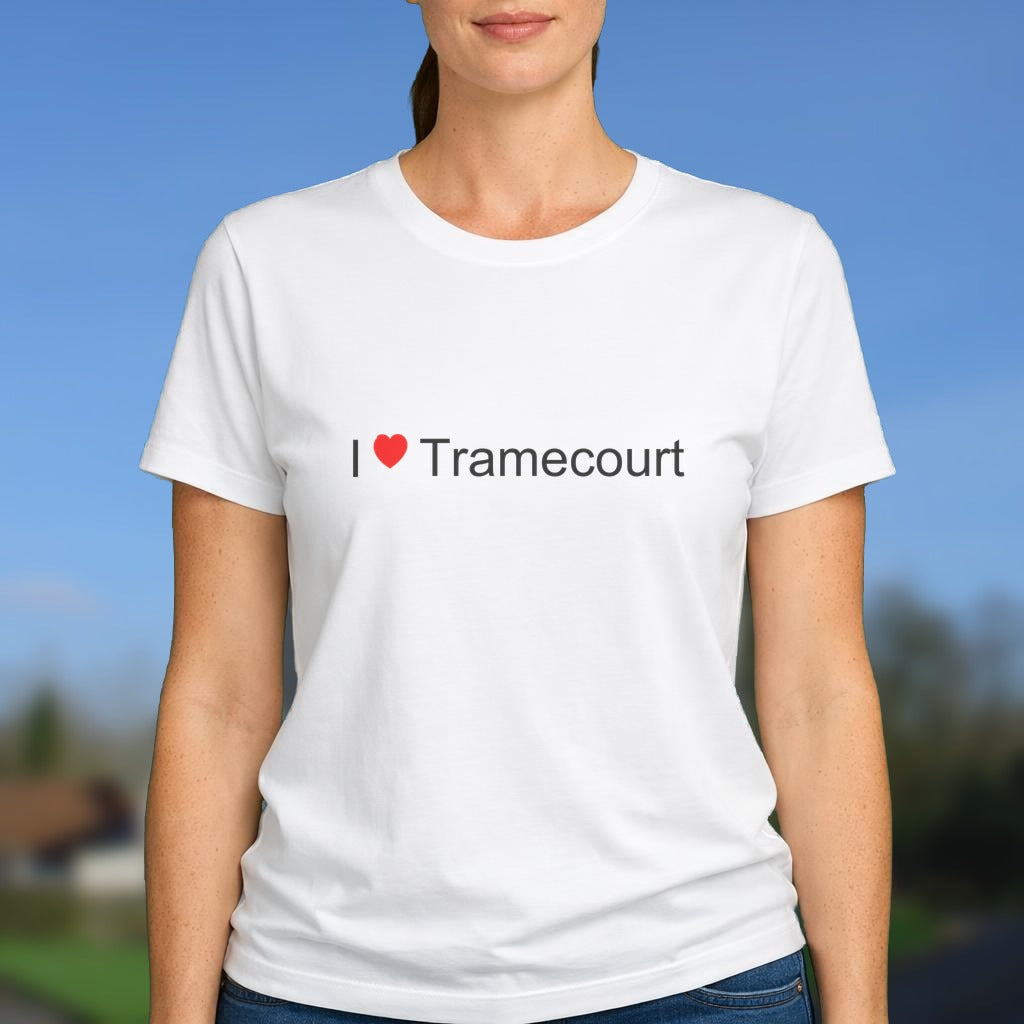 T-shirt I love tramecourt