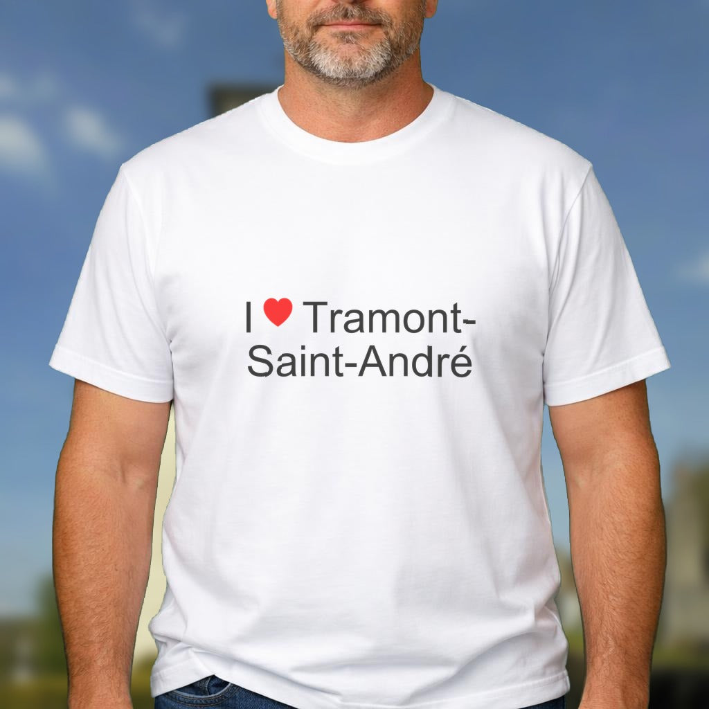 T-shirt I love tramont-saint-andré