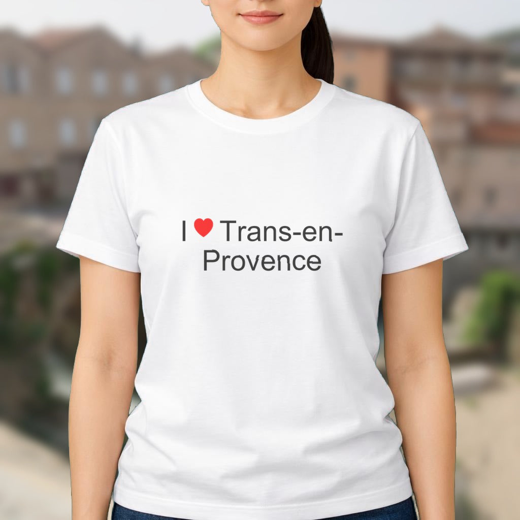 T-shirt I love trans-en-provence