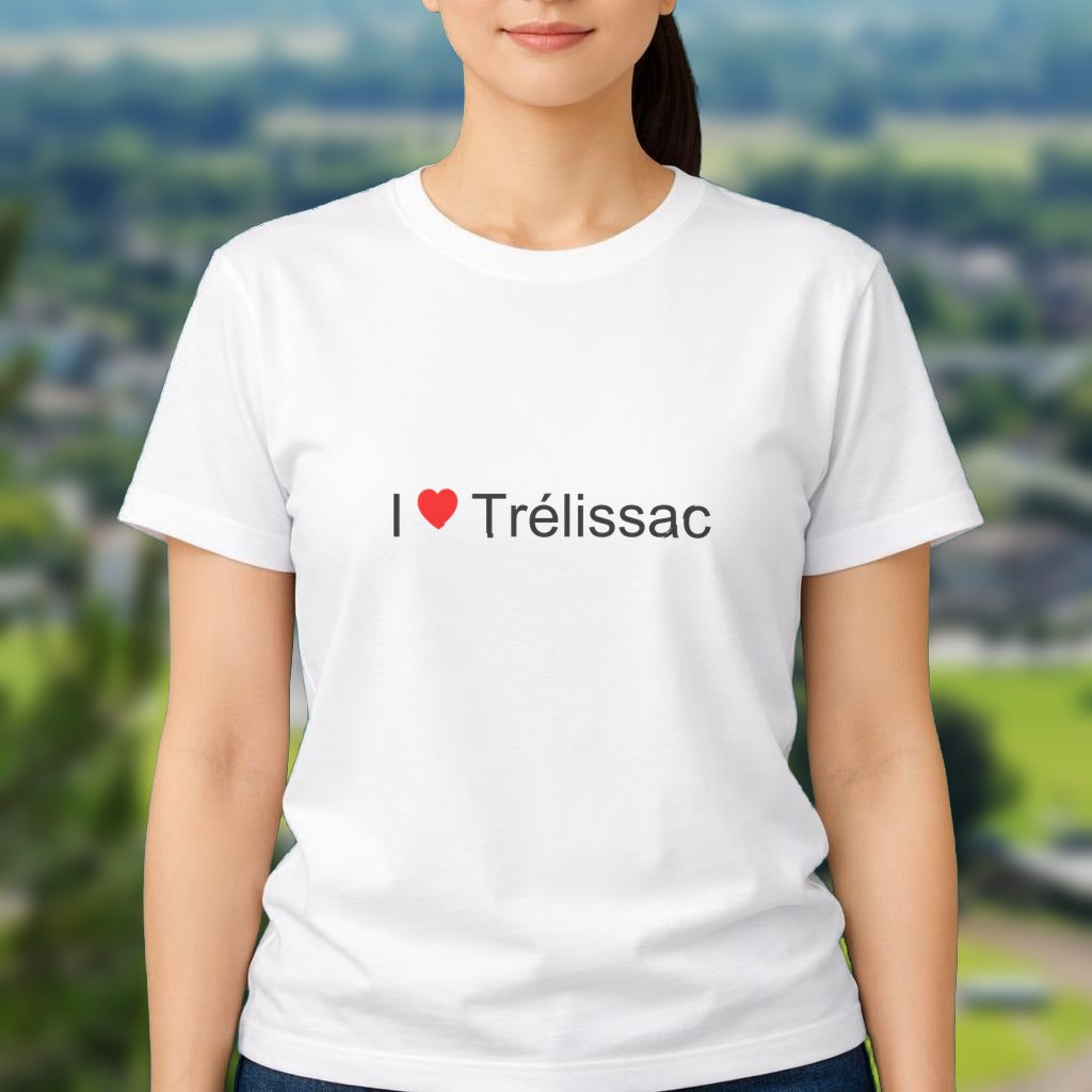T-shirt I love trélissac