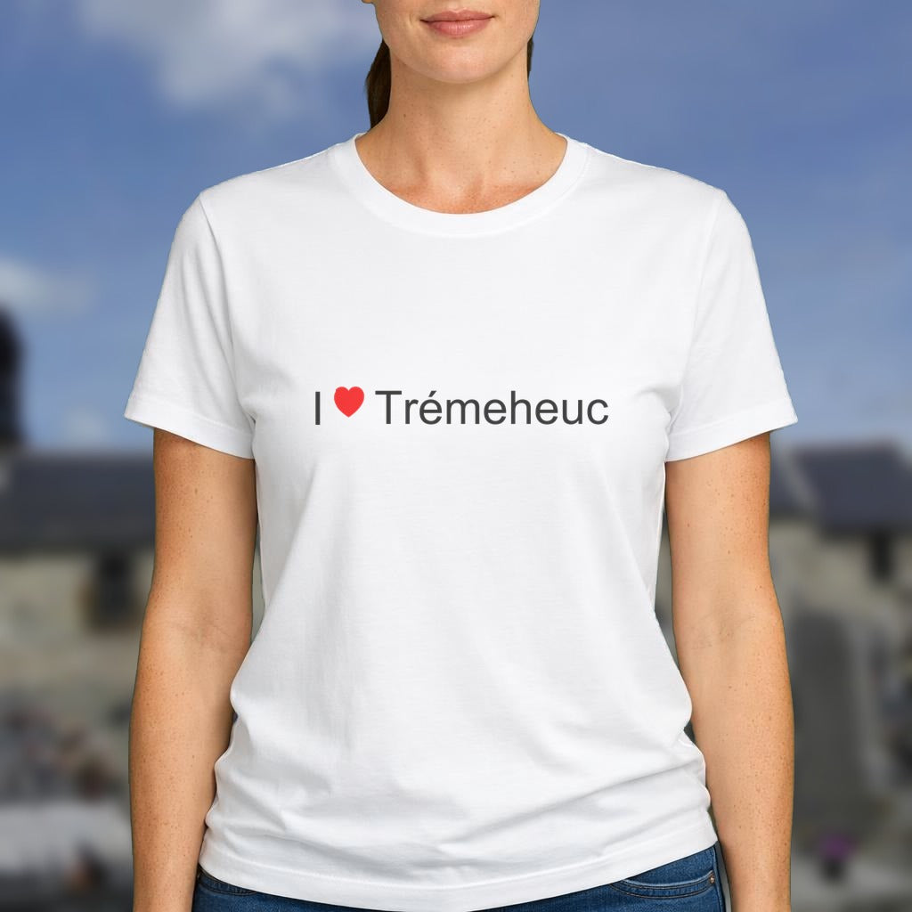 T-shirt I love trémeheuc