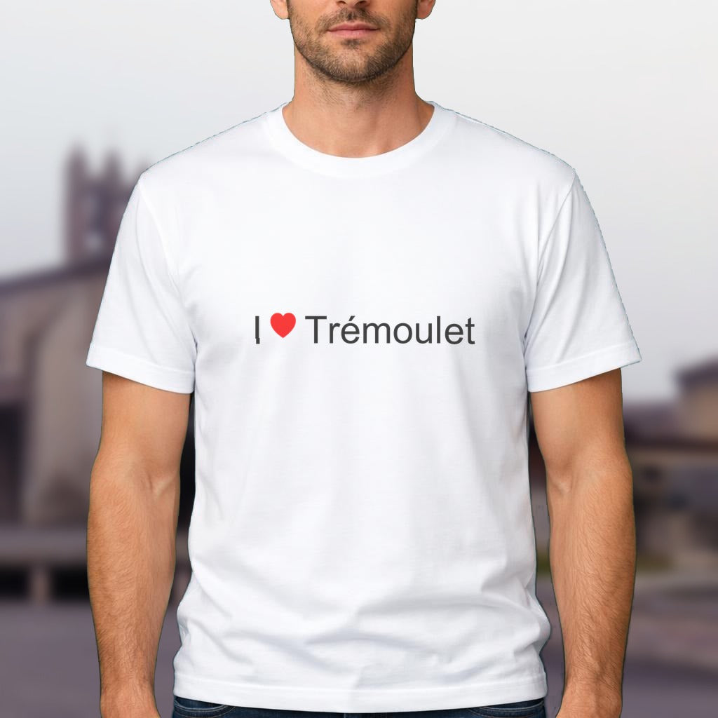 T-shirt I love trémoulet