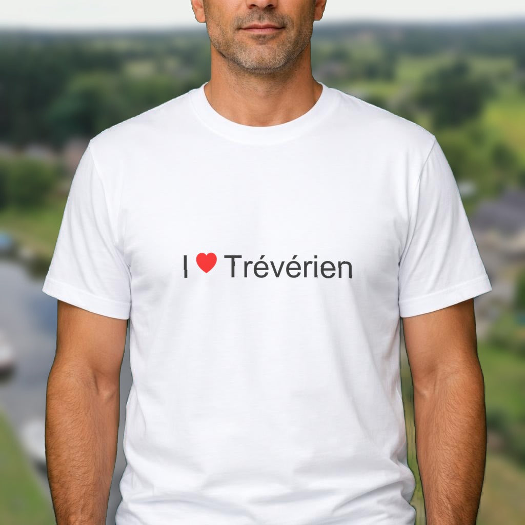 T-shirt I love trévérien
