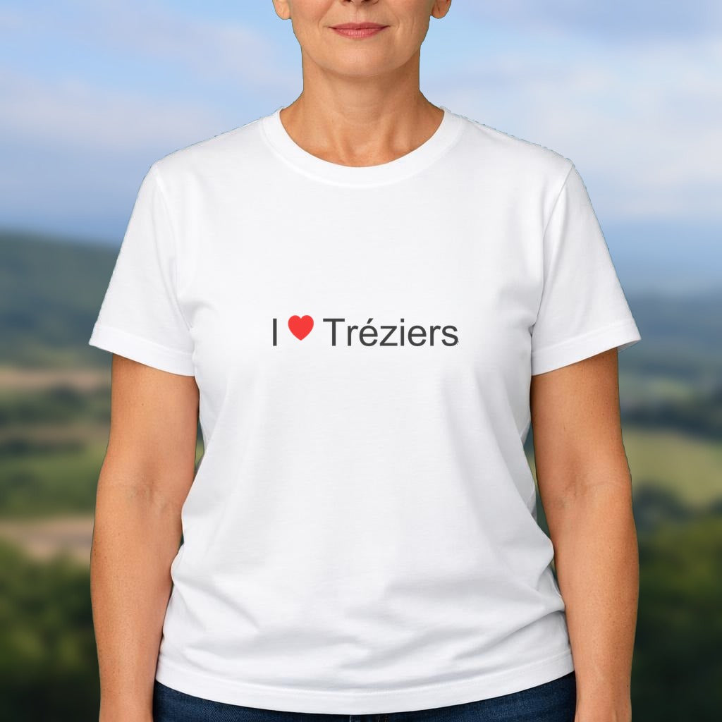 T-shirt I love tréziers