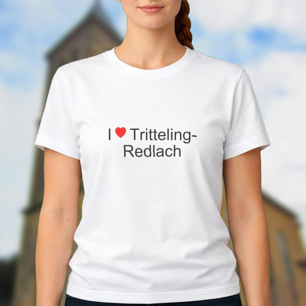 T-shirt I love tritteling-redlach