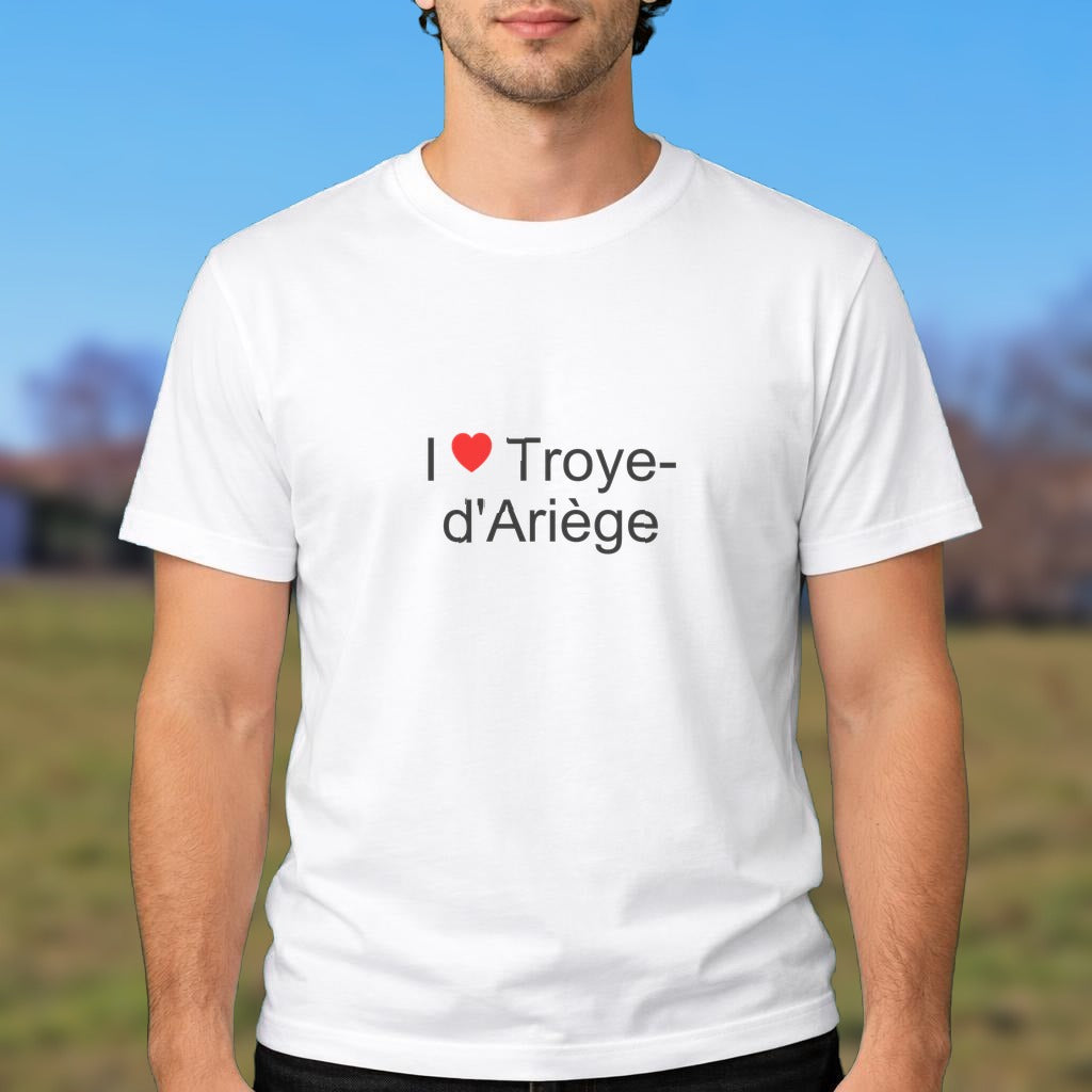 T-shirt I love troye-d'ariège