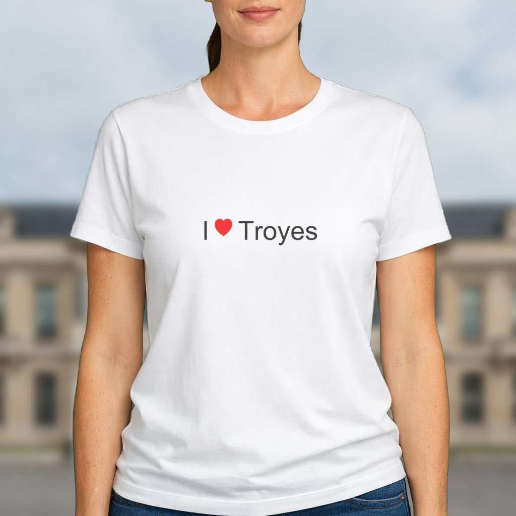T-shirt I love troyes