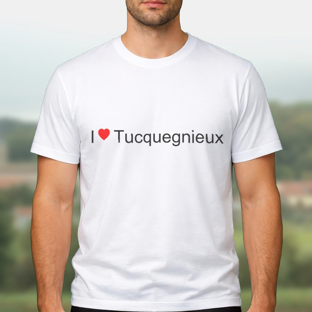 T-shirt I love tucquegnieux