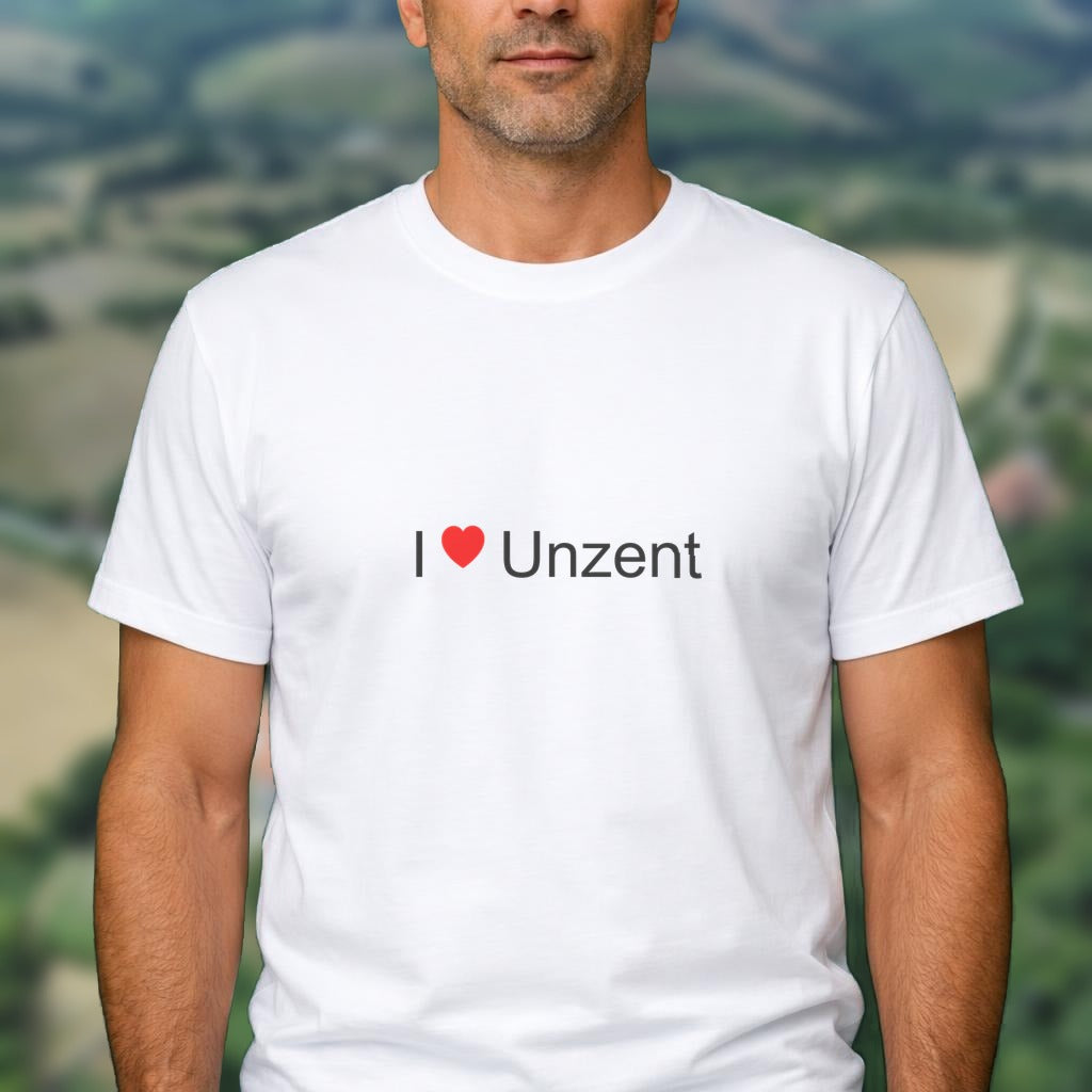 T-shirt I love unzent