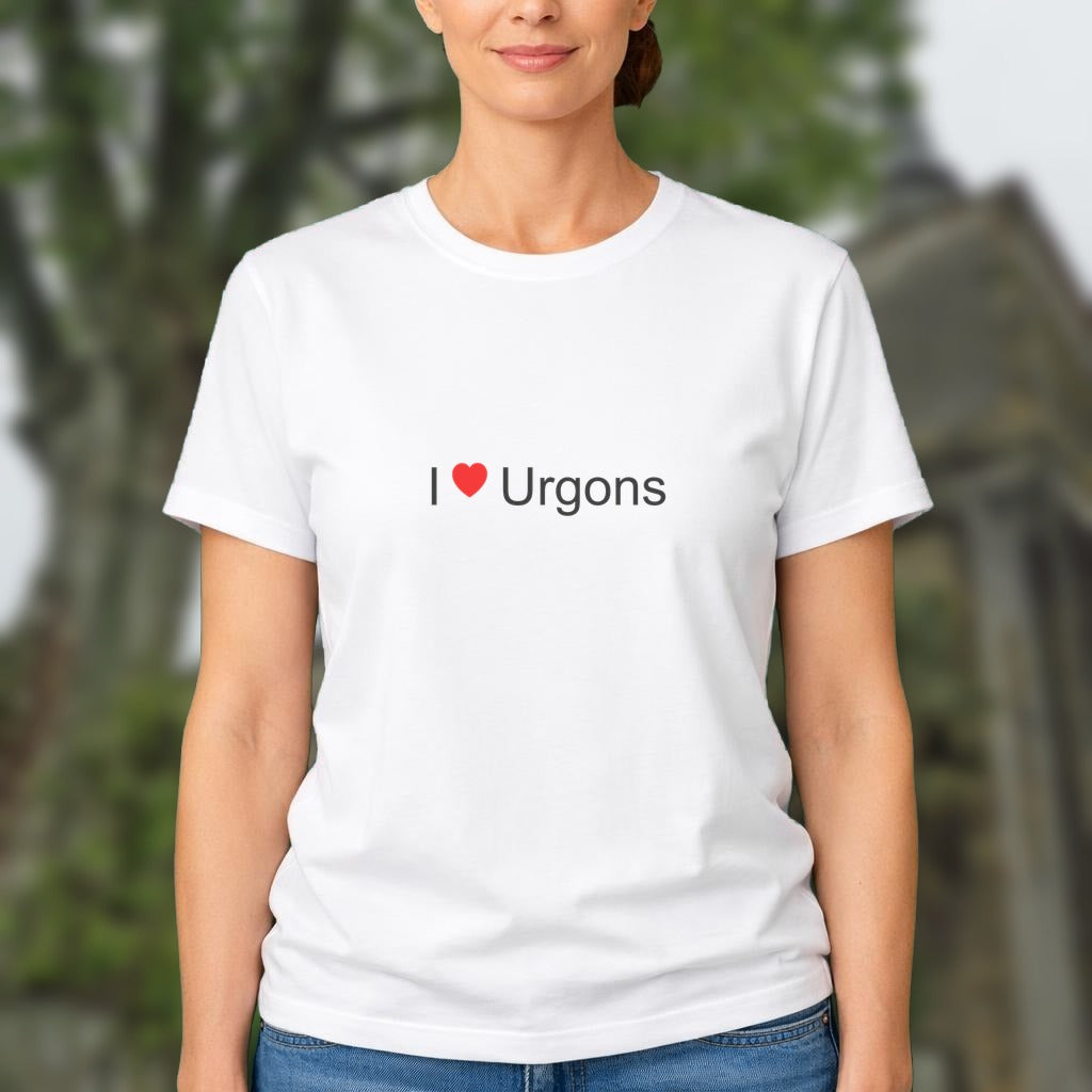 T-shirt I love urgons