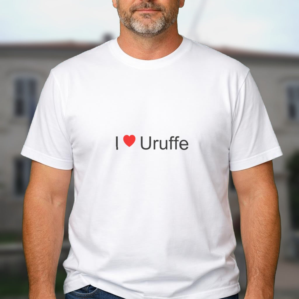 T-shirt I love uruffe