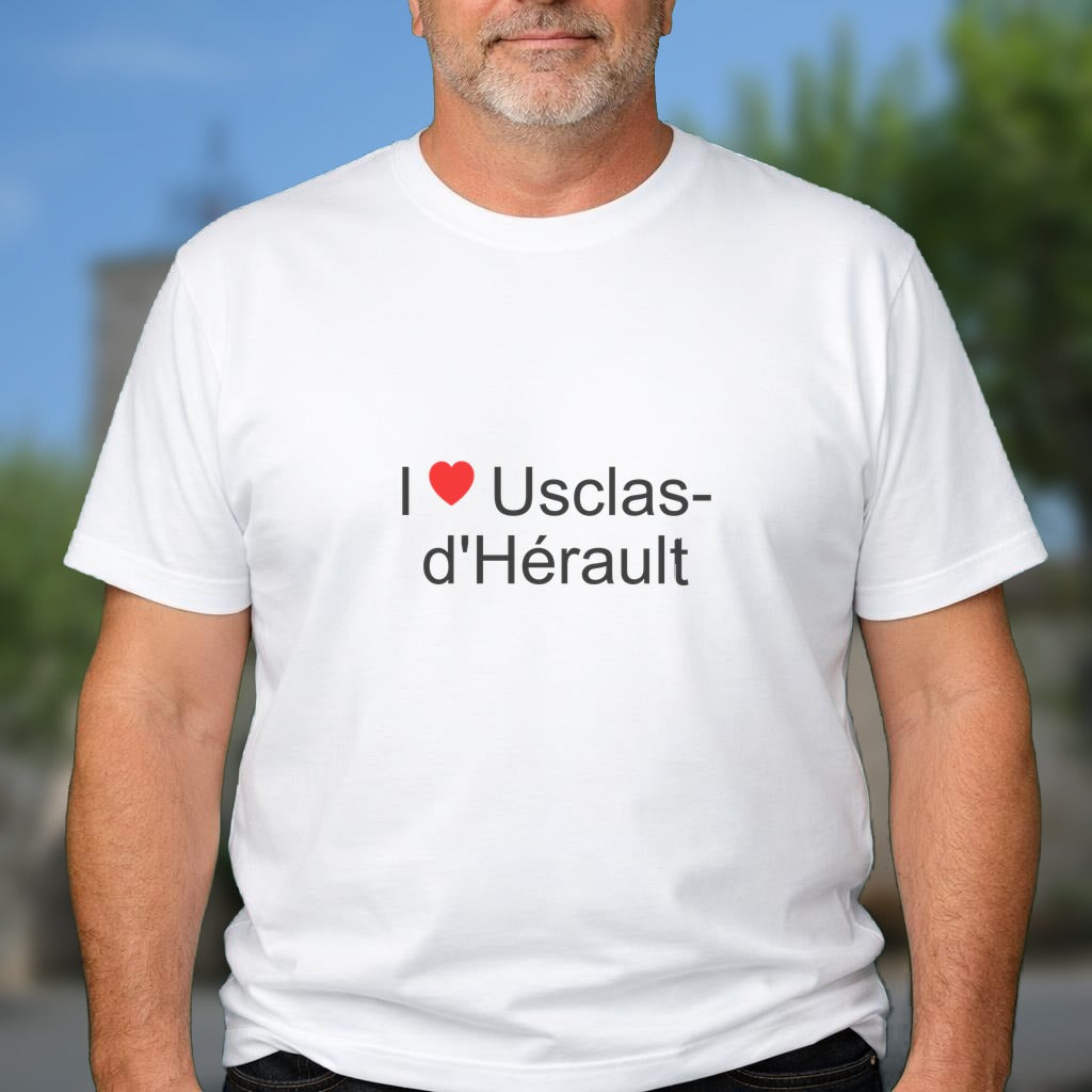 T-shirt I love usclas-d'hérault