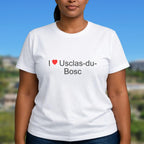 T-shirt I love usclas-du-bosc