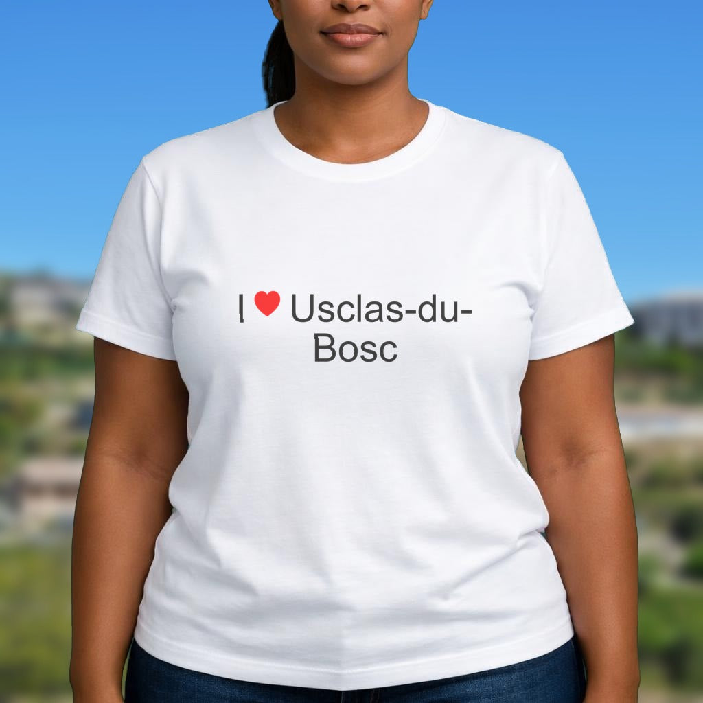 T-shirt I love usclas-du-bosc