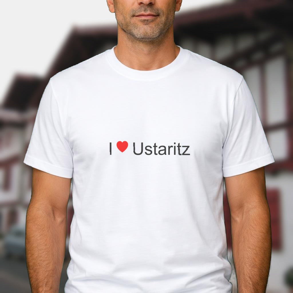 T-shirt I love ustaritz