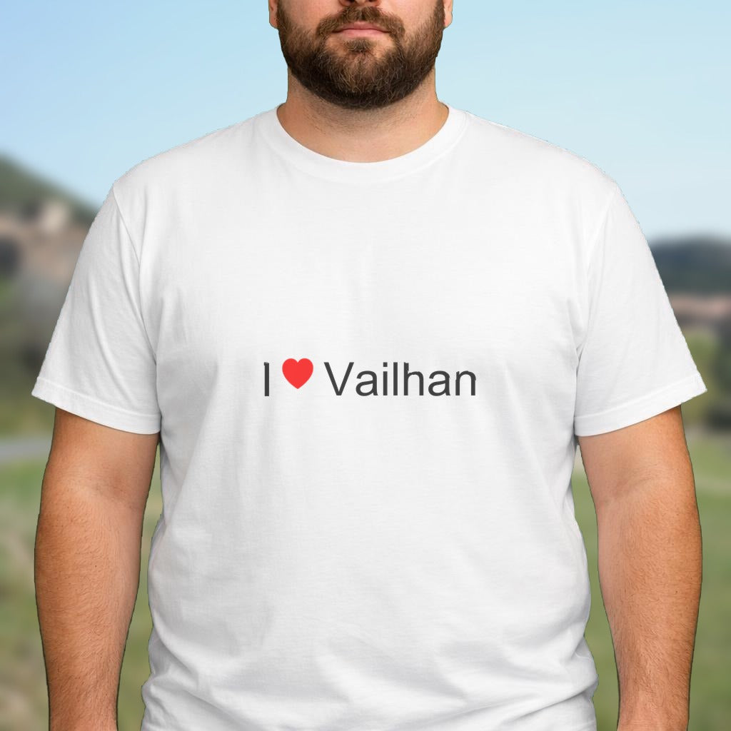 T-shirt I love vailhan