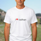 T-shirt I love vailhan