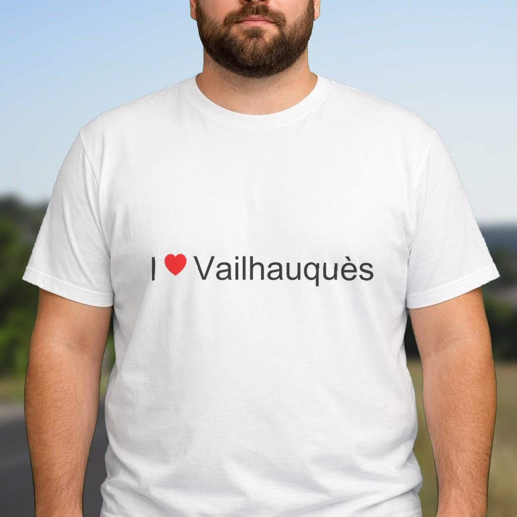 T-shirt I love vailhauquès