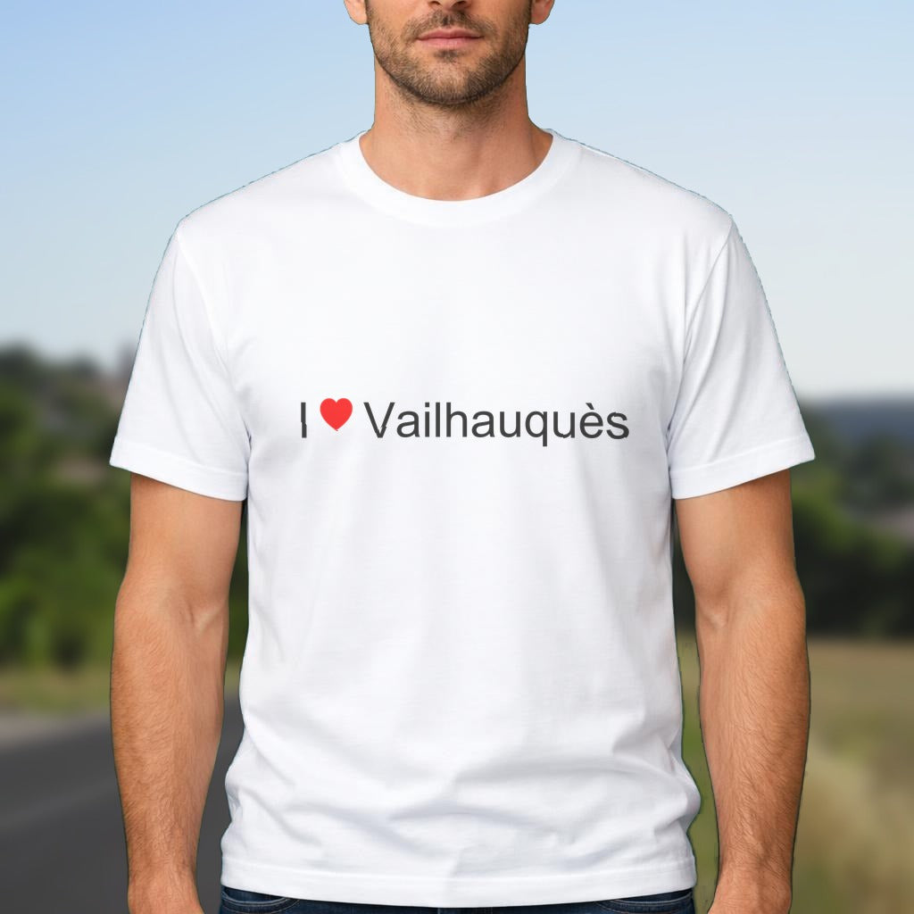 T-shirt I love vailhauquès