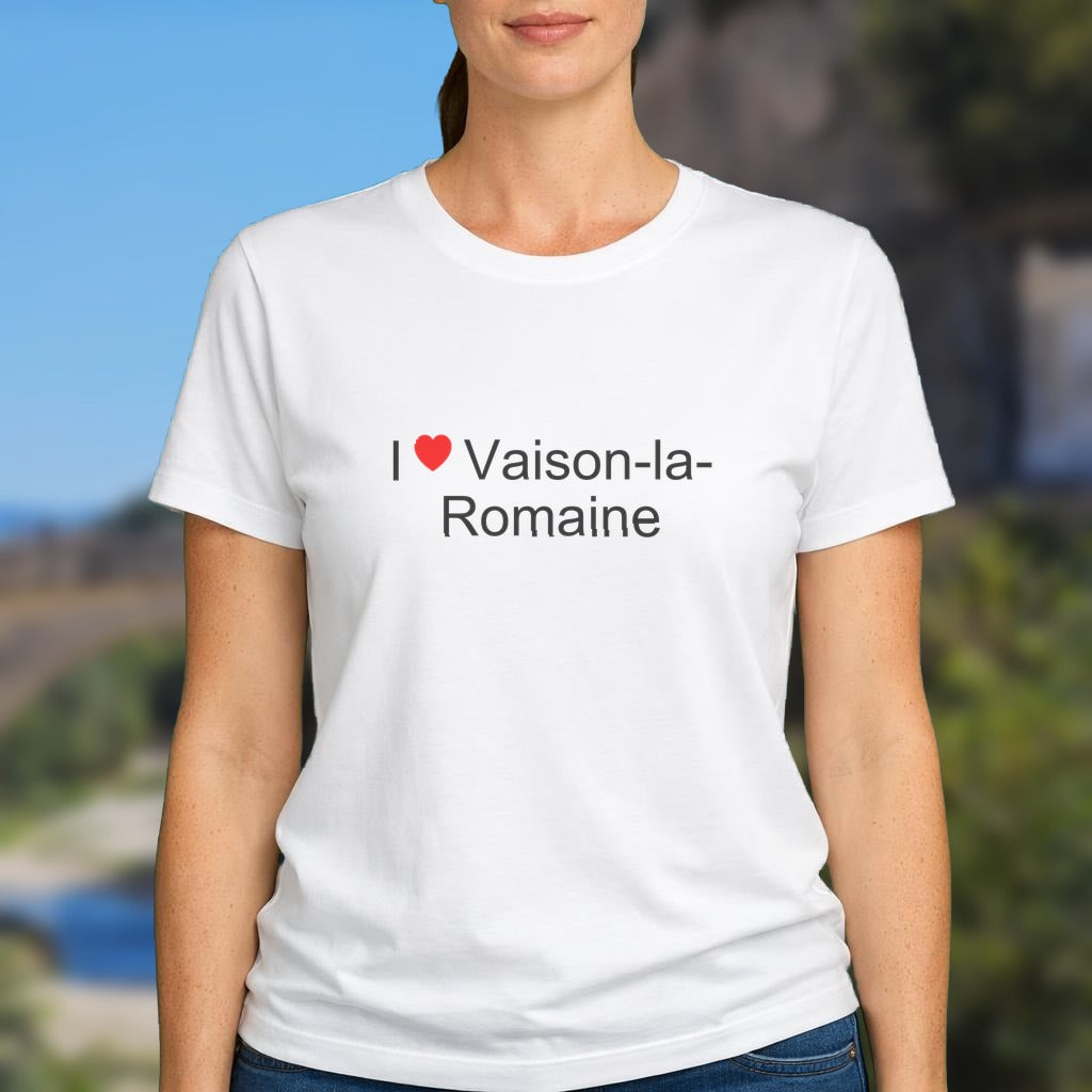 T-shirt I love vaison-la-romaine
