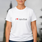 T-shirt I love val-d'izé