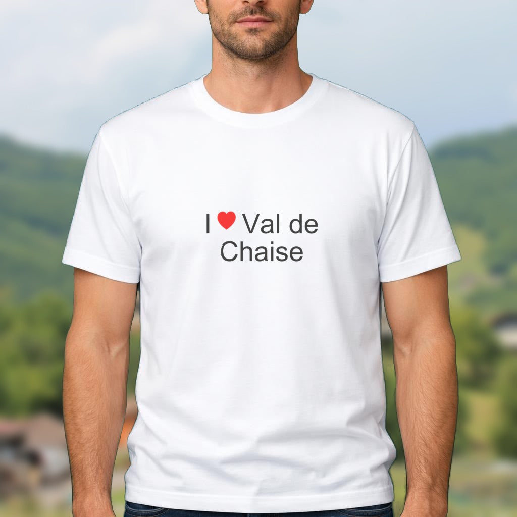 T-shirt I love val de chaise