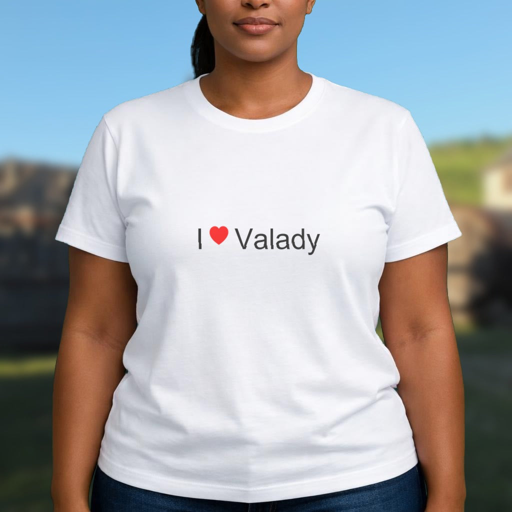 T-shirt I love valady