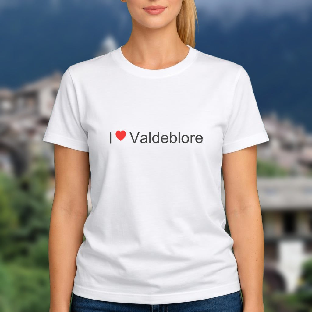 T-shirt I love valdeblore