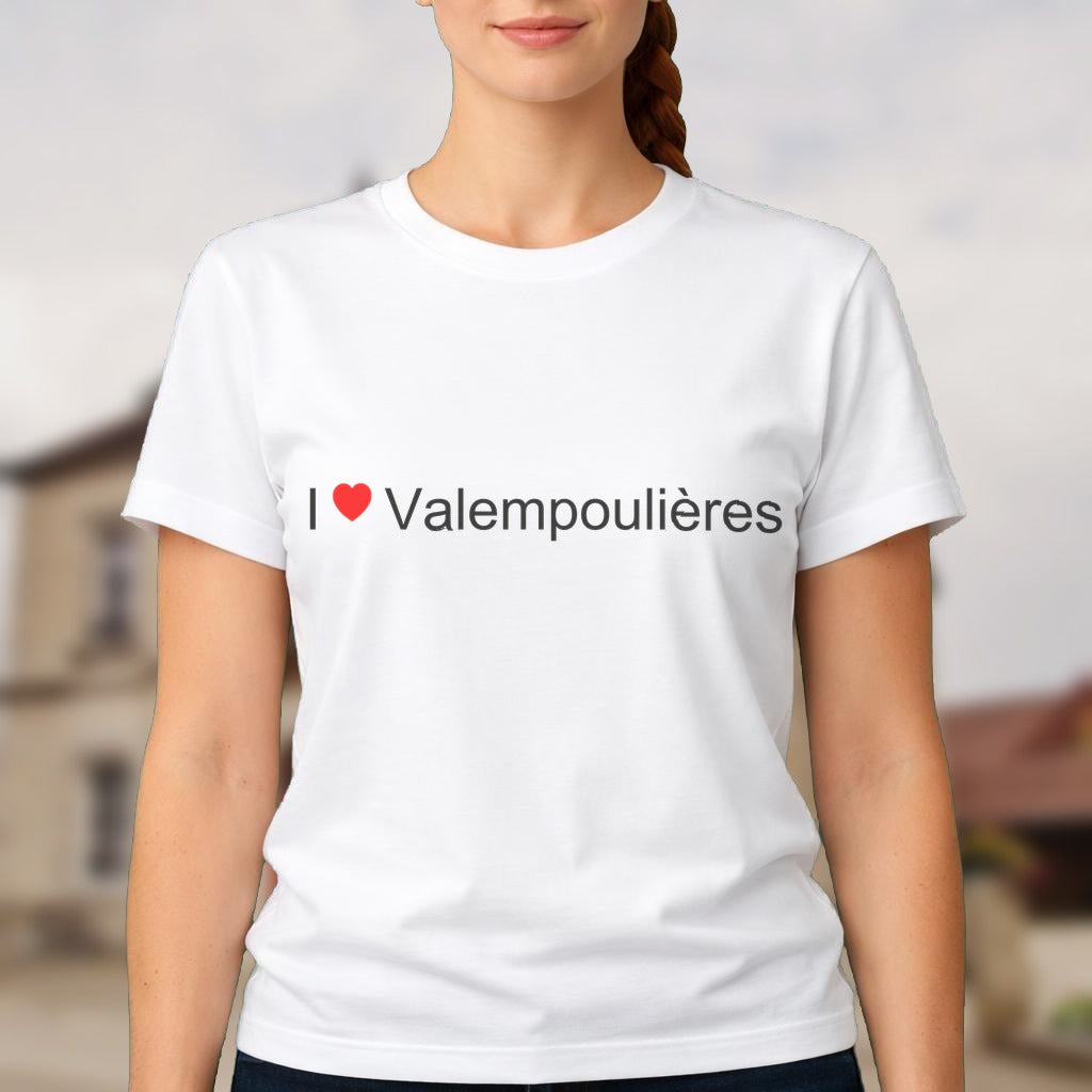 T-shirt I love valempoulières