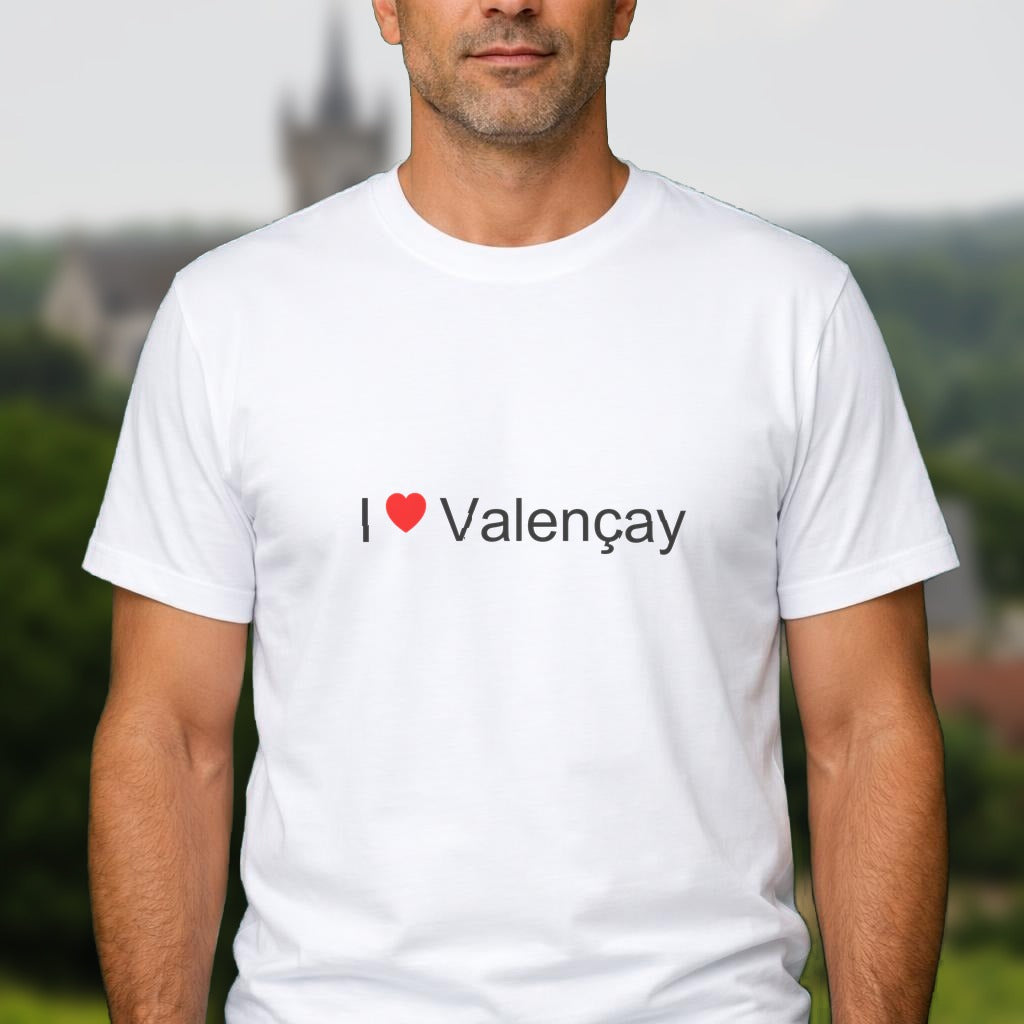 T-shirt I love valençay
