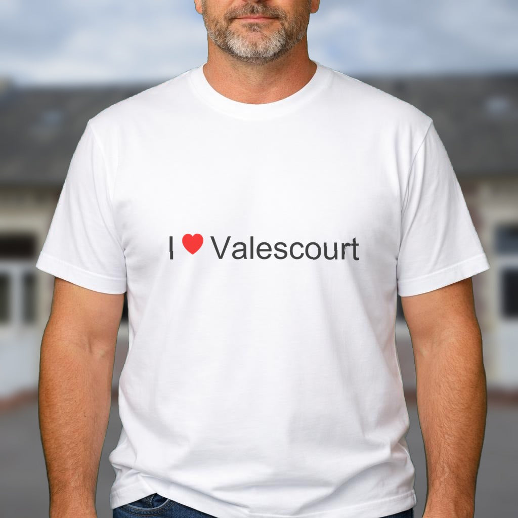 T-shirt I love valescourt