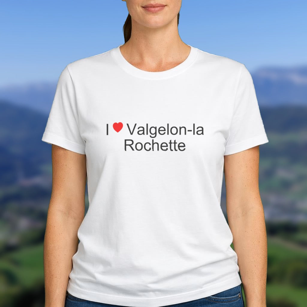 T-shirt I love valgelon-la rochette