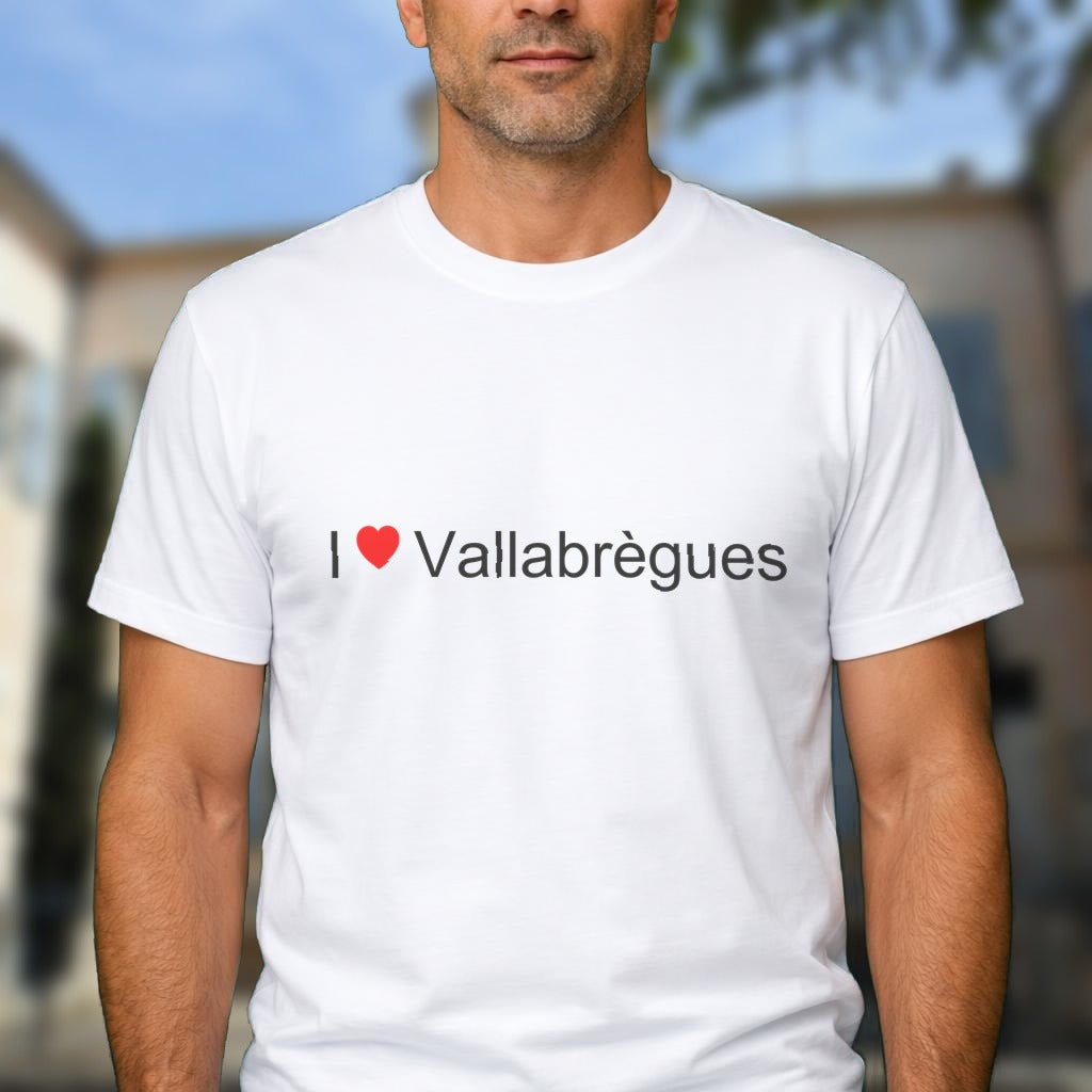 T-shirt I love vallabrègues