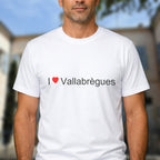 T-shirt I love vallabrègues