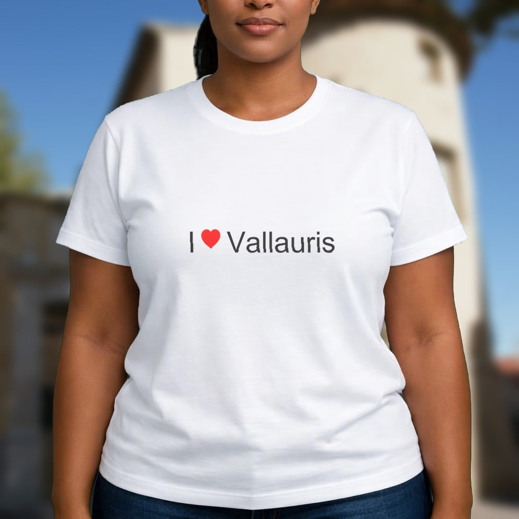 T-shirt I love vallauris