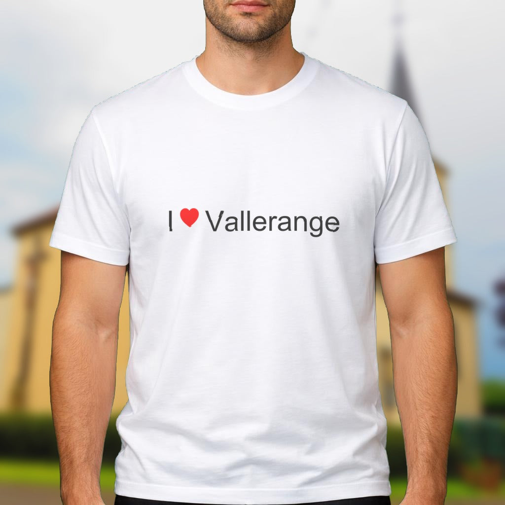 T-shirt I love vallerange