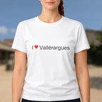 T-shirt I love vallérargues