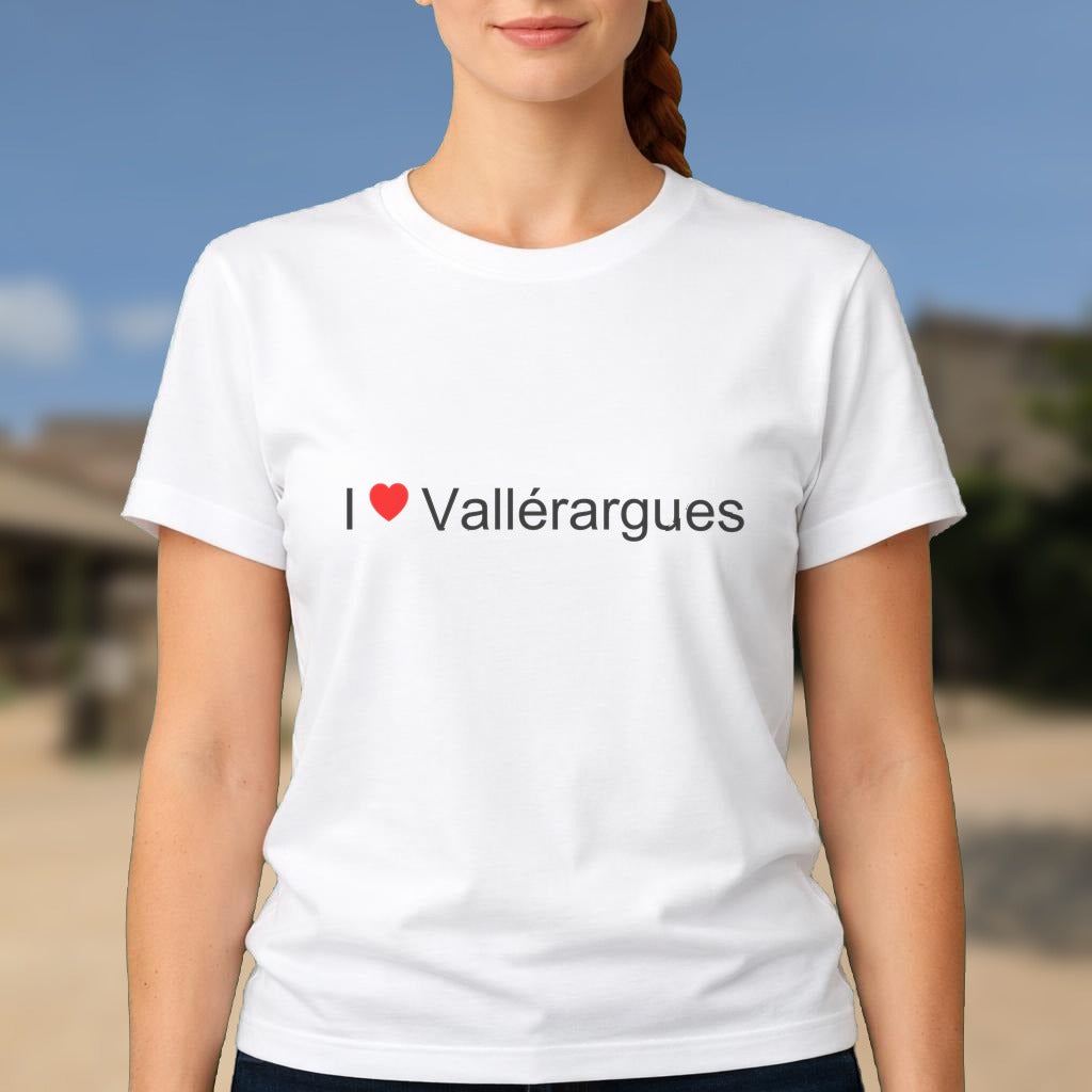 T-shirt I love vallérargues