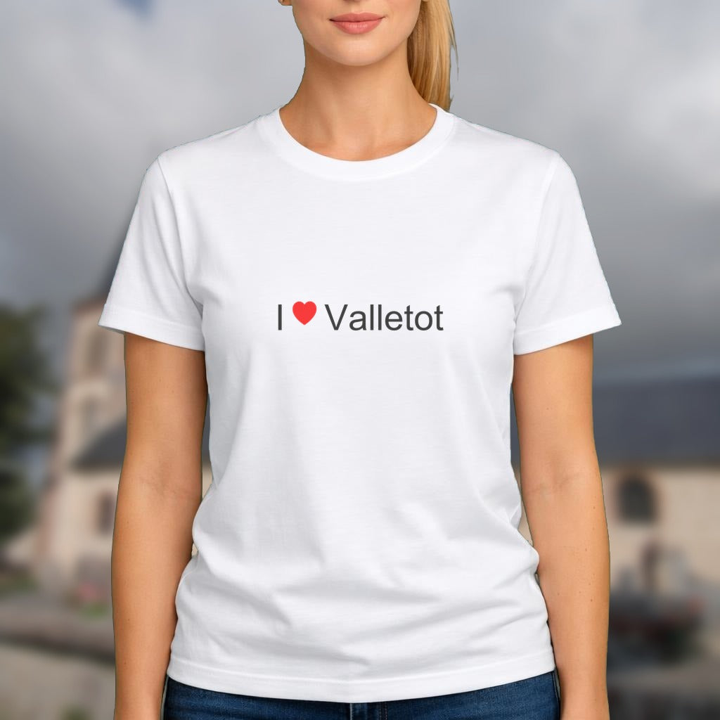 T-shirt I love valletot