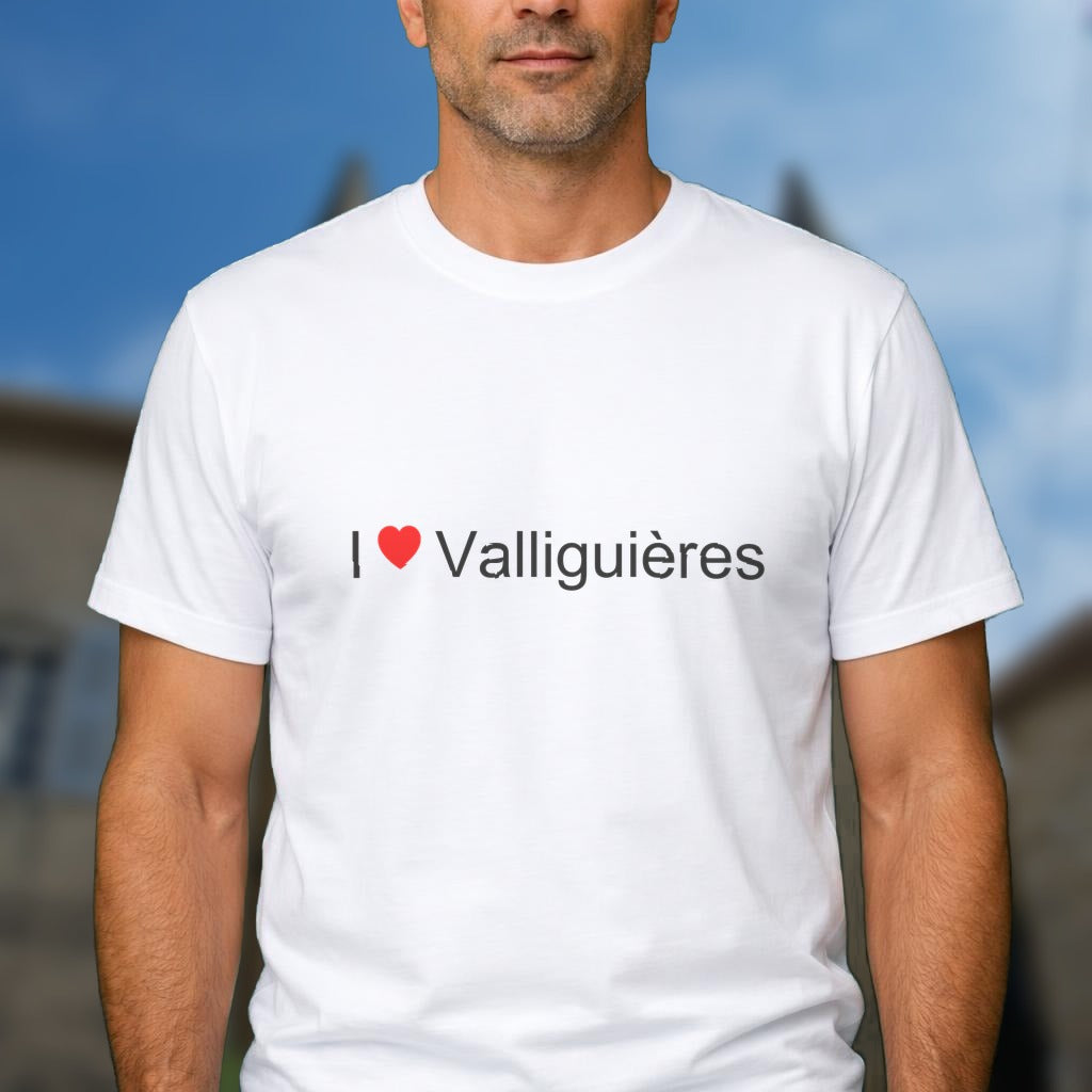 T-shirt I love valliguières