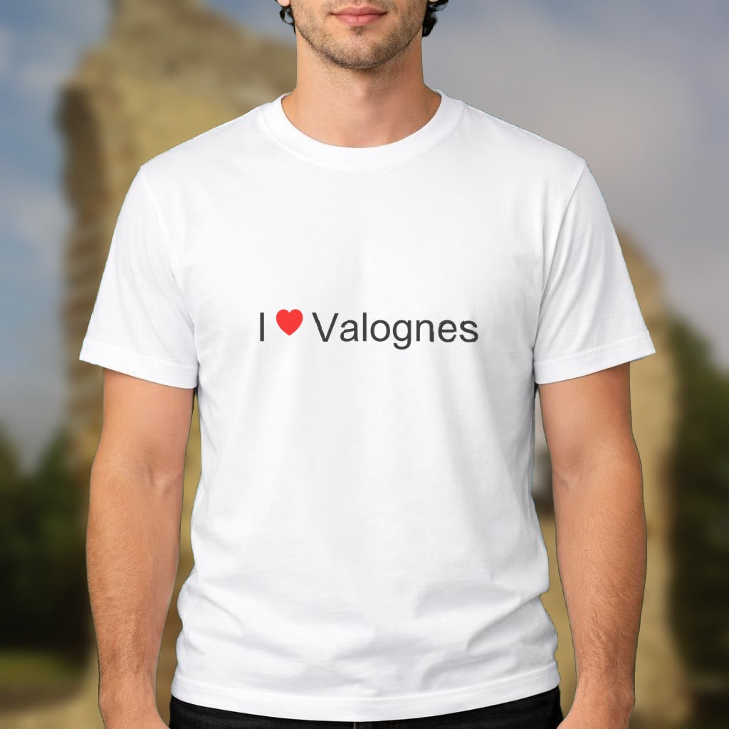 T-shirt I love valognes