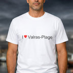 T-shirt I love valras-plage