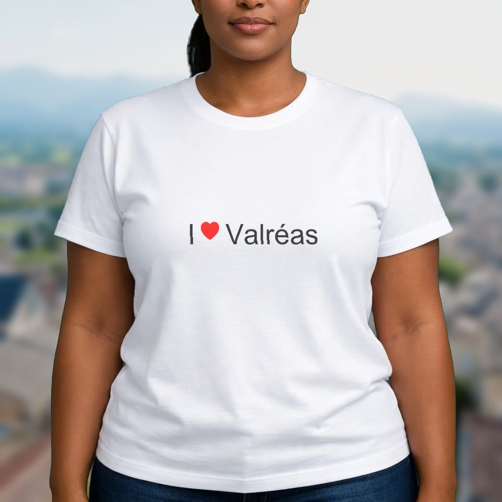 T-shirt I love valréas