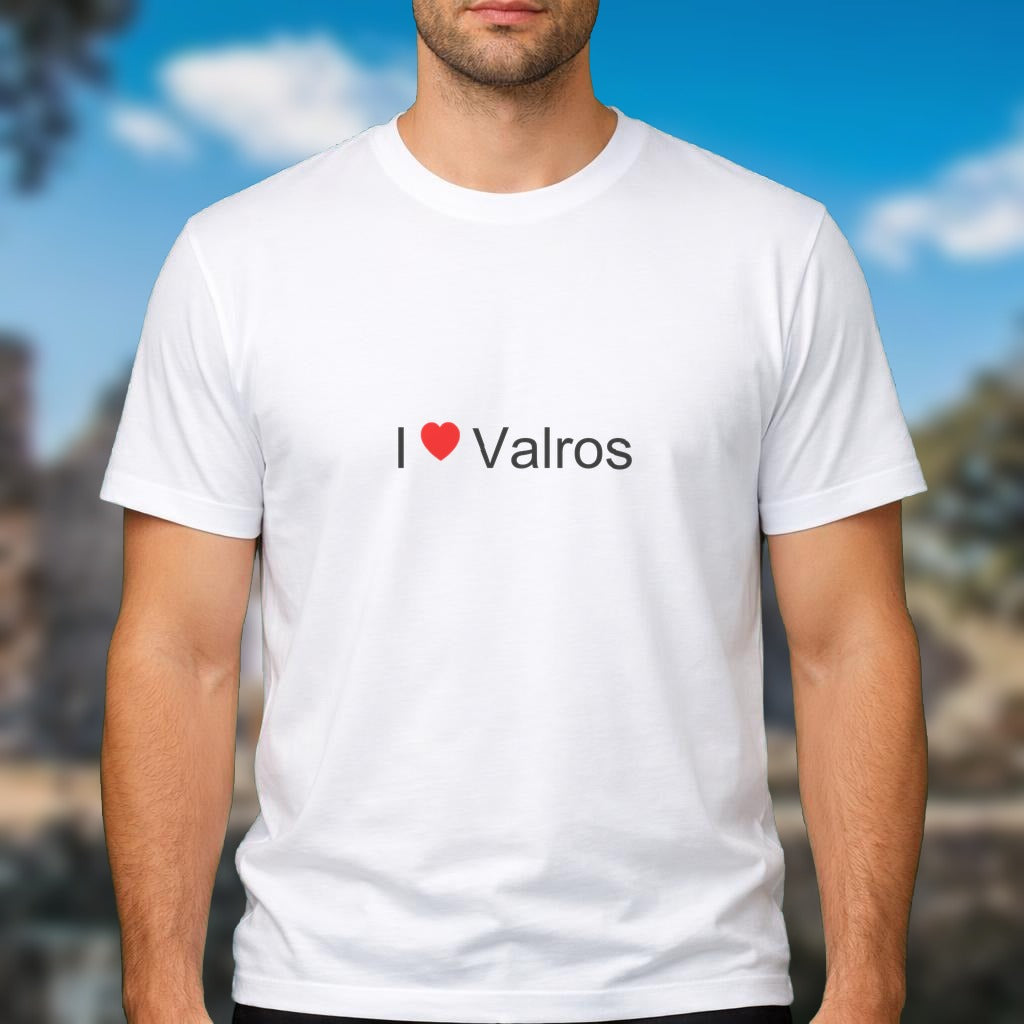 T-shirt I love valros