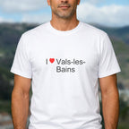T-shirt I love vals-les-bains