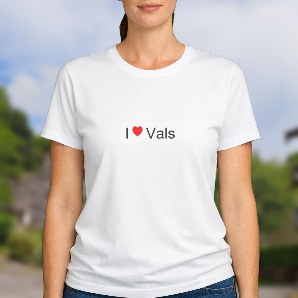 T-shirt I love vals