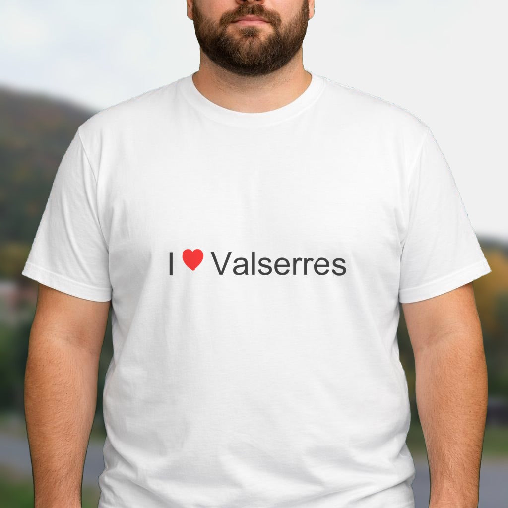 T-shirt I love valserres